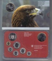 2008 Kursmünzensatz Steinadler STGL